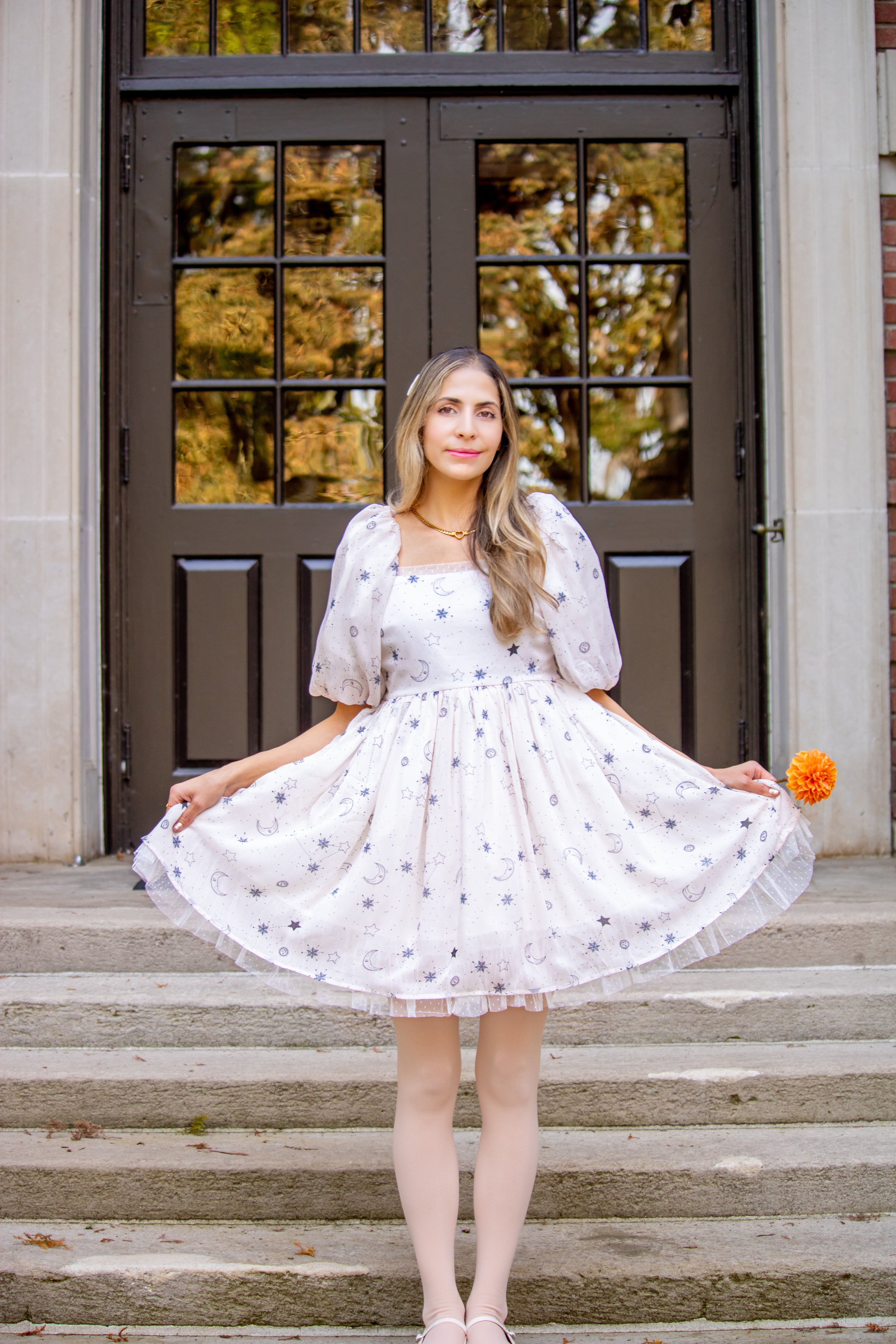 Celestial Dress in Heavenly Coquette Sky