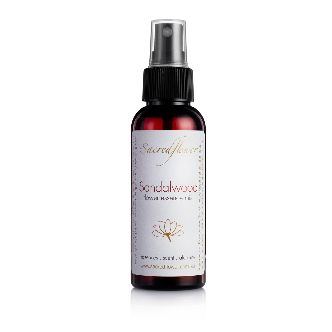 Sandalwood flower essence mist.