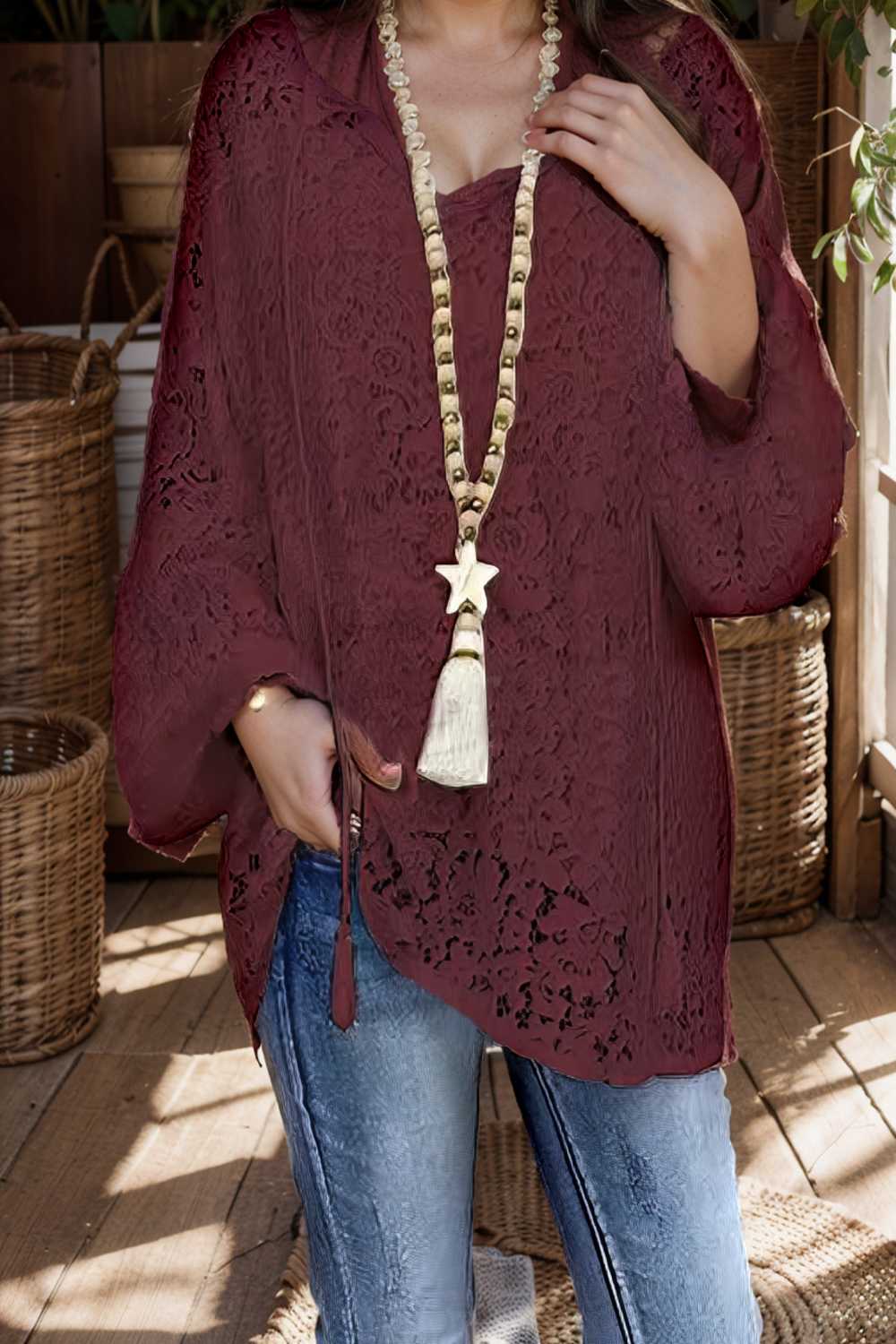 women s blouse white floral lace long sleeve daily vacation streetwear elegant casual v neck plus size l