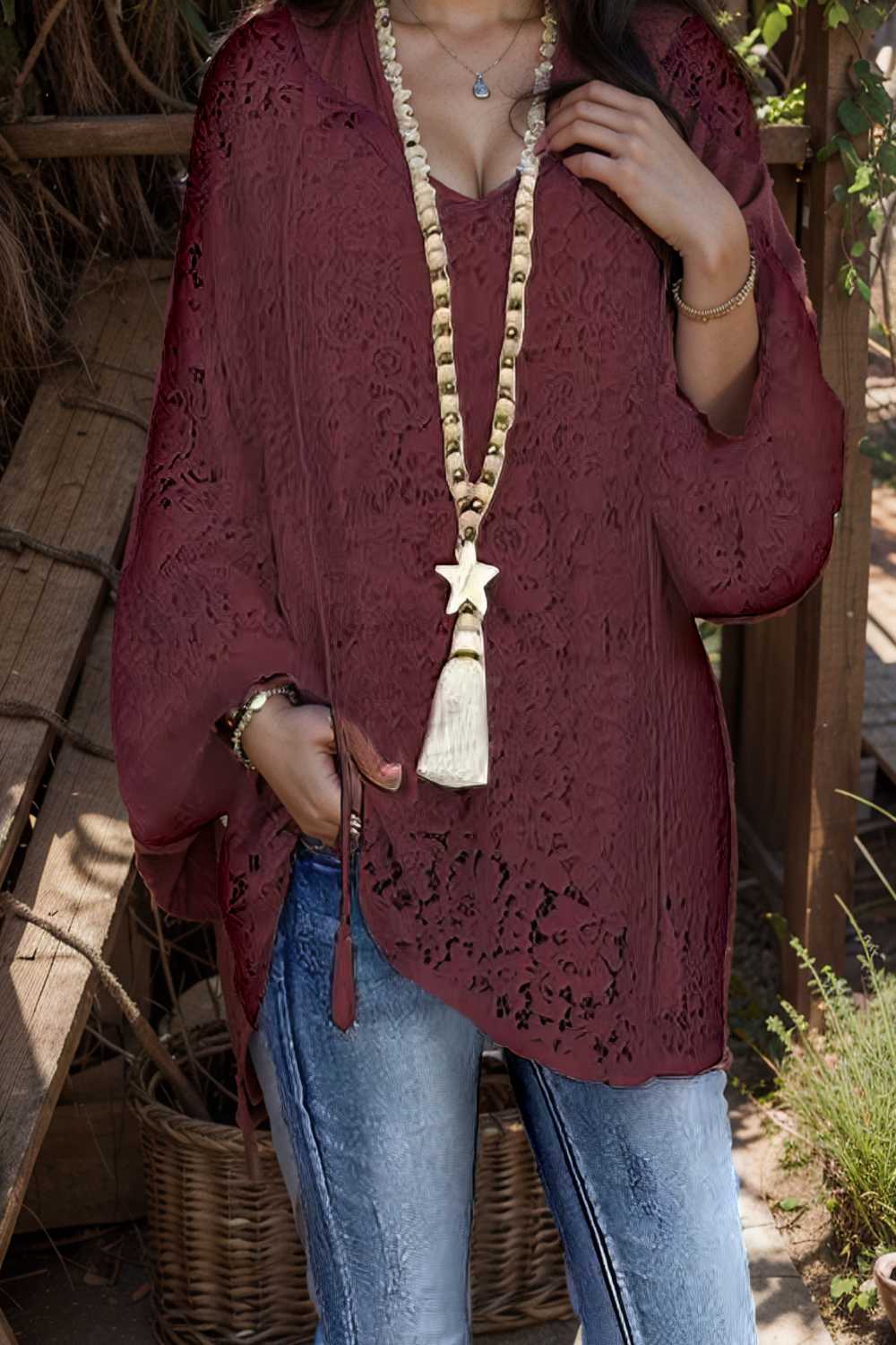 women s blouse white floral lace long sleeve daily vacation streetwear elegant casual v neck plus size l