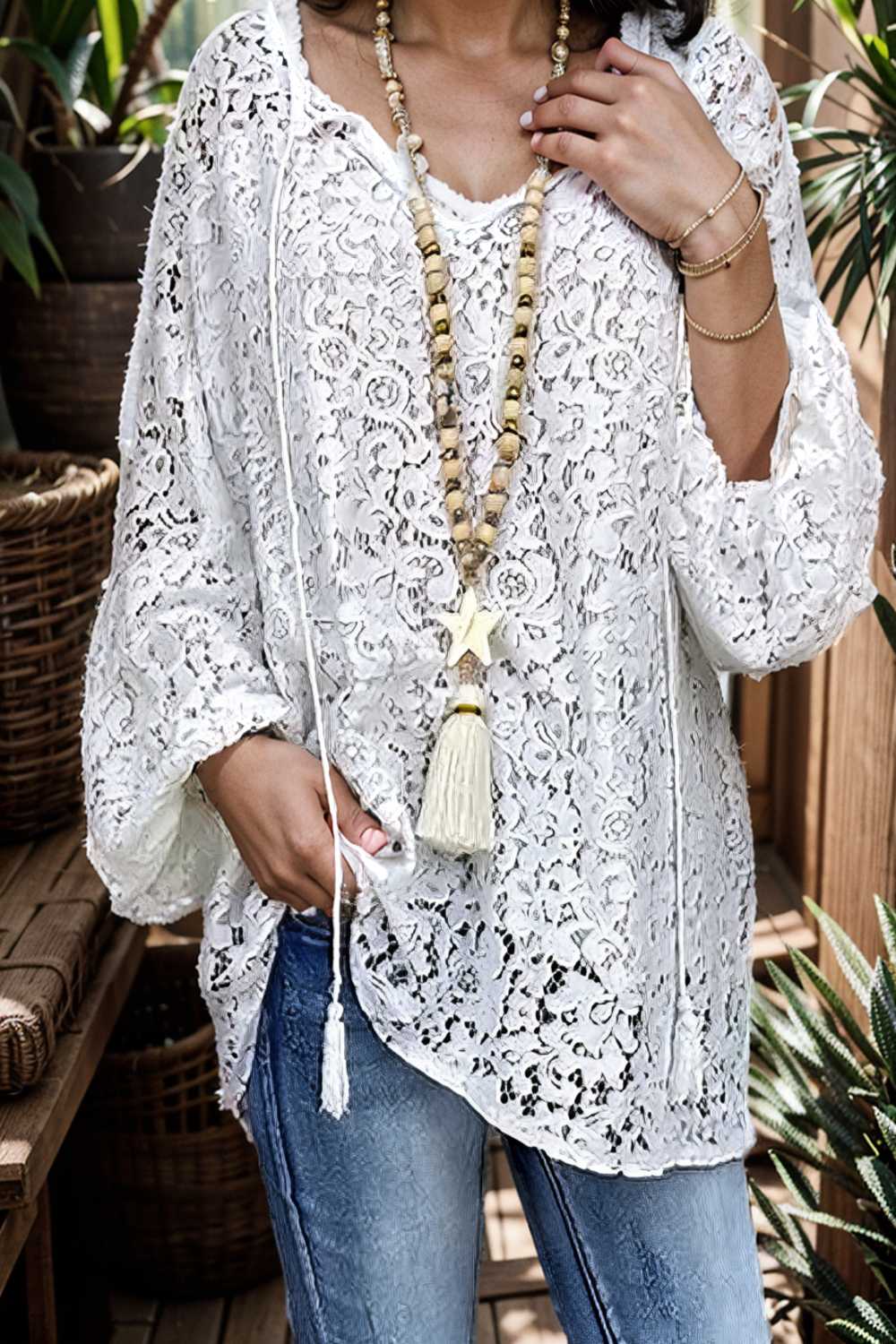 women s blouse white floral lace long sleeve daily vacation streetwear elegant casual v neck plus size l